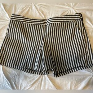 Express Black and White Striped Women Shorts. 4.5inch  size 6